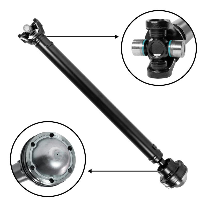 Yukon Gear & Axle ZDS9293 USA Standard Front Driveshaft for Ford Explorer/Mercury Mountaineer with 29.625in Flange to Center