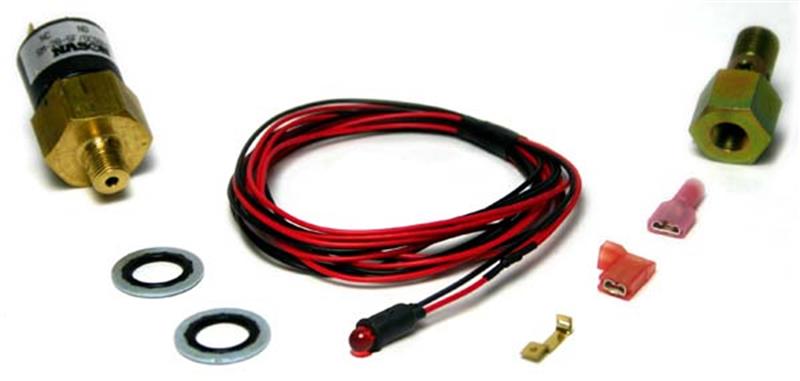BD Diesel Low Fuel Pressure Alarm Kit Red LED - 1998-2007 Dodge 24-valve 1081130