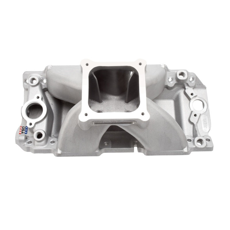 Edelbrock 2895 Manifold Chevrolet Big Block 9.8 Deck (Short) Super Victor 565 Thick Flange