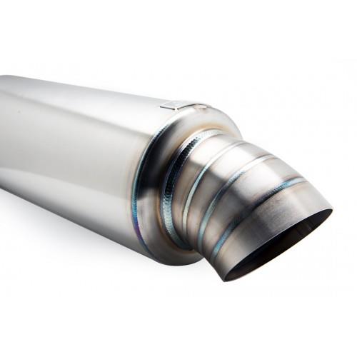 BLOX Racing 3 inch Universal Street Muffler - Turndown Tip BXEX-00108