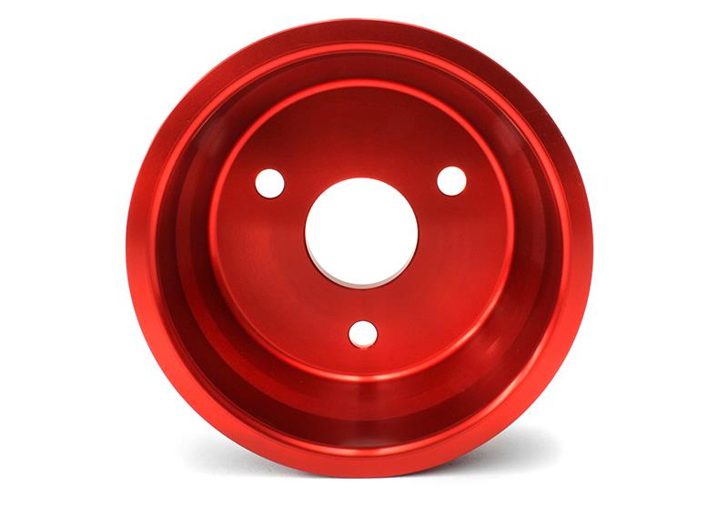 PERRIN 15-21 Subaru WRX / 18-20 Crosstrek / 14-18 FXT Lightweight Water Pump Pulley - Red