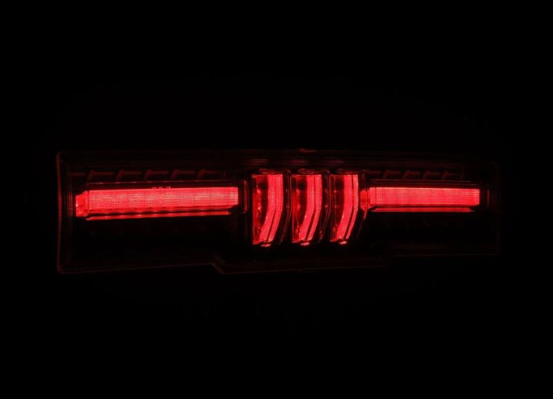 AlphaRex 220050 21-24 Toyota GR86 / 21-24 Subaru BRZ NOVA-Series Prismatic LED Fourth Brake Light Black Smoke