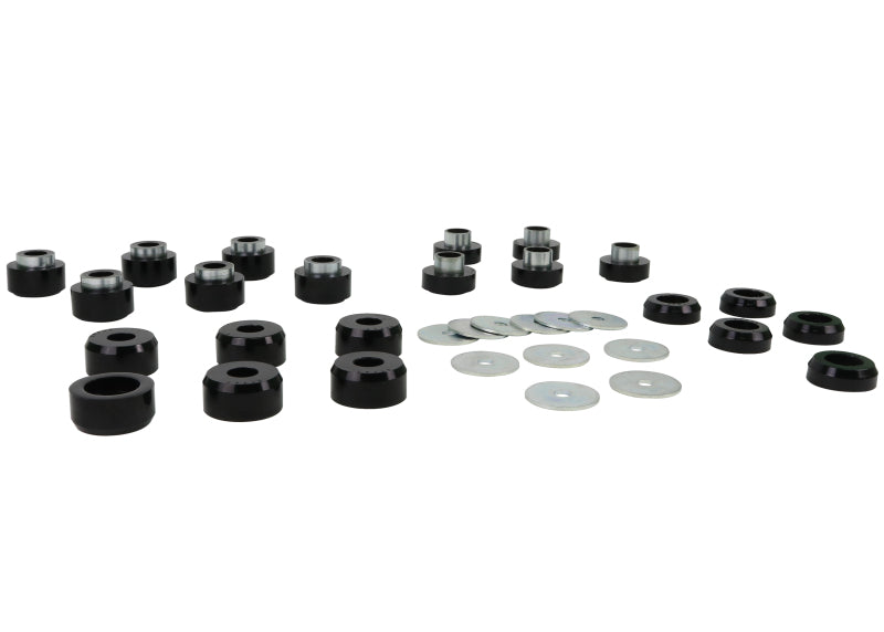 Whiteline W93547 Body Mount Bushing Set for 1997-2006 Jeep Wrangler