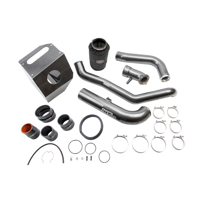 Wehrli Custom Fabrication WCF100441-GW Intake Bundle Kit Stage 2 Gloss White for 2017-2019 Chevrolet Silverado / GMC Sierra 2500 HD / 3500 HD 6.6L L5P Duramax