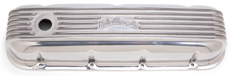Edelbrock 4185 Valve Cover Classic Series Chevrolet 1965 and Later 396-502 V8 Polished