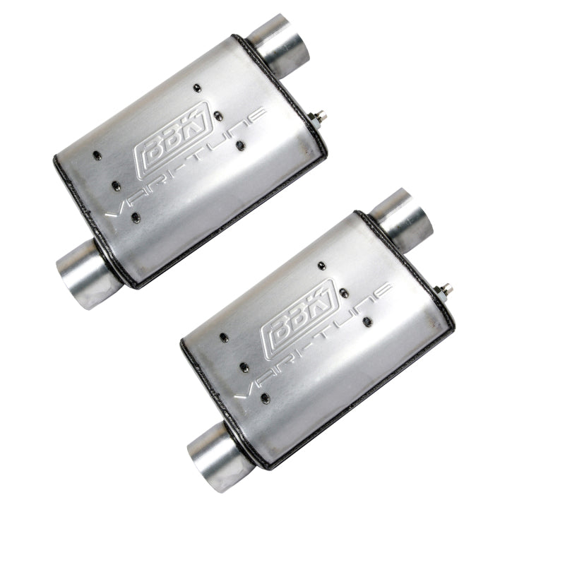 BBK Performance 3001 Cat Back Exhaust with VariTune Mufflers for 1986-2004 Ford Mustang V8