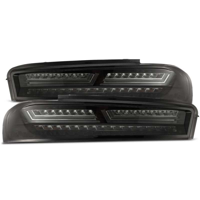 AlphaRex 610010 16-18 Chevrolet Camaro PRO-Series LED Tail Lights Jet Black