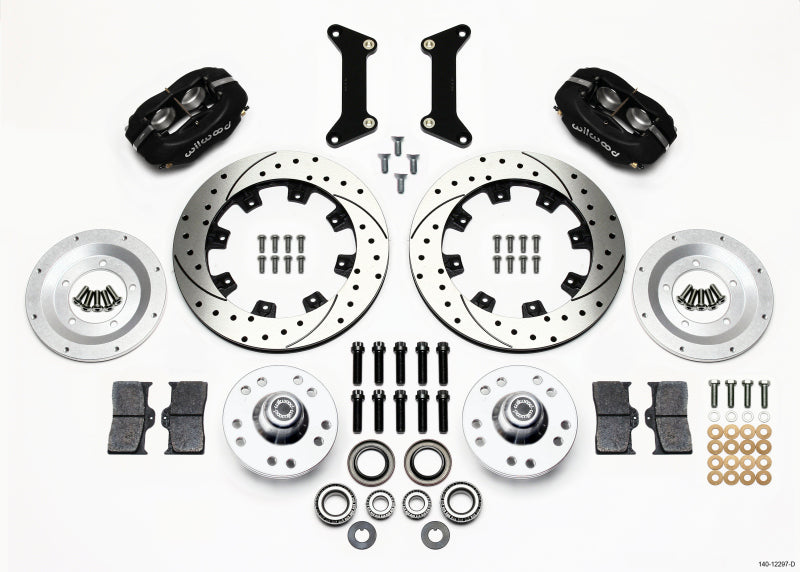 Wilwood Forged Dynalite Front Kit 12.19in Drilled 79-87 GM G Body - #140-12297-D