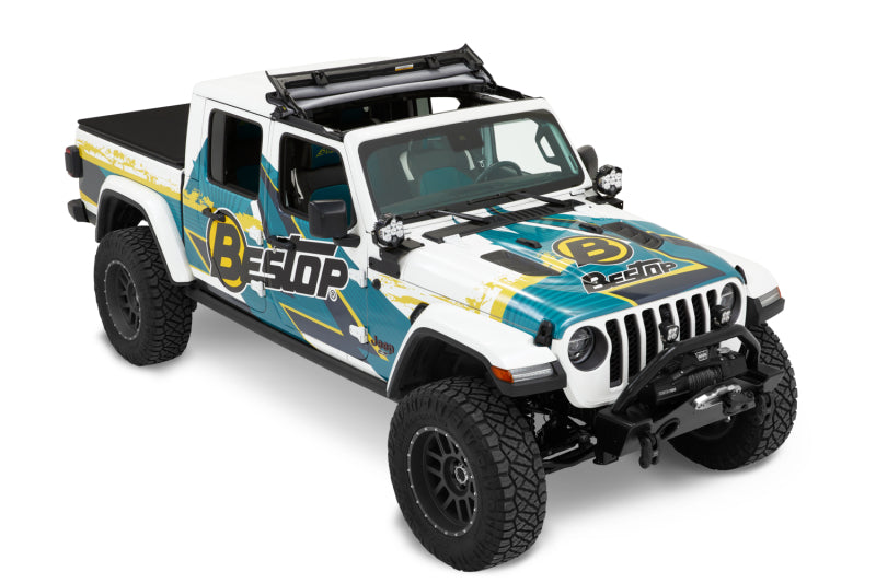 Bestop 20-26 for Jeep Gladiator / 18-26 Wrangler JL Sunrider For Hardtop (Black