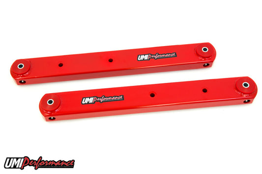 UMI Performance 3021-R Boxed Lower Control Arms Red for 1978-1988 GM G-Body