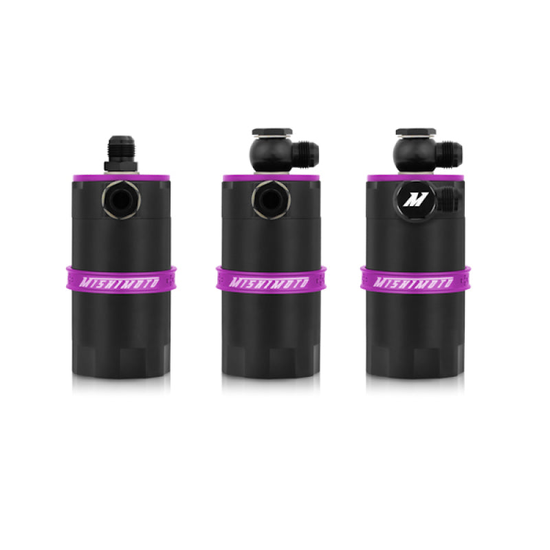 Mishimoto Universal Baffled Oil Catch Can - Purple - #MMBCC-UNI-PR