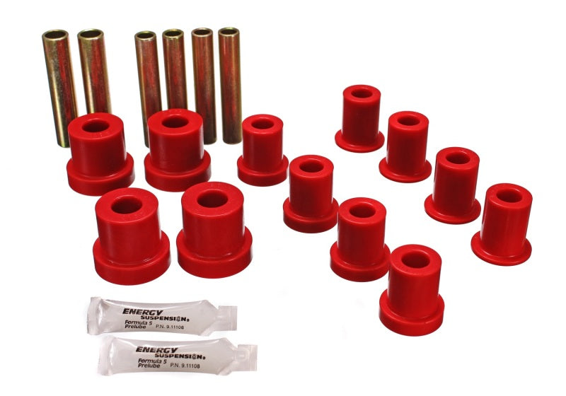 Energy Suspension for 73-87 GM Denali XL Red Front Spring Bushing Set 3.2112R