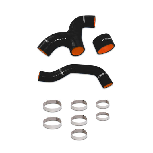 Mishimoto 02-05 Subaru WRX Black Silicone Intercooler Hoses - #MMHOSE-SUB-INTBK