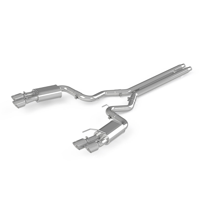 MBRP Ford Mustang GT 5.0 3in AL Cat Back with Quad 4.0in Dual-Wall Tips