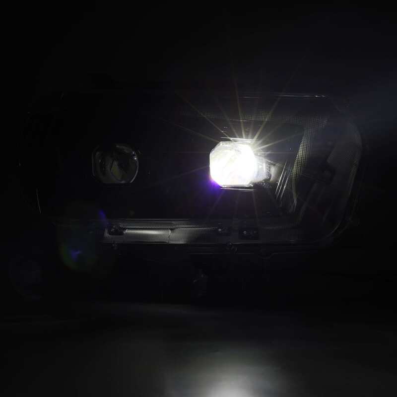 AlphaRex 880756 10-13 Toyota 4Runner LUXX LED Projector Headlights Plank Style Alpha Black w/Sequential Signal/DRL