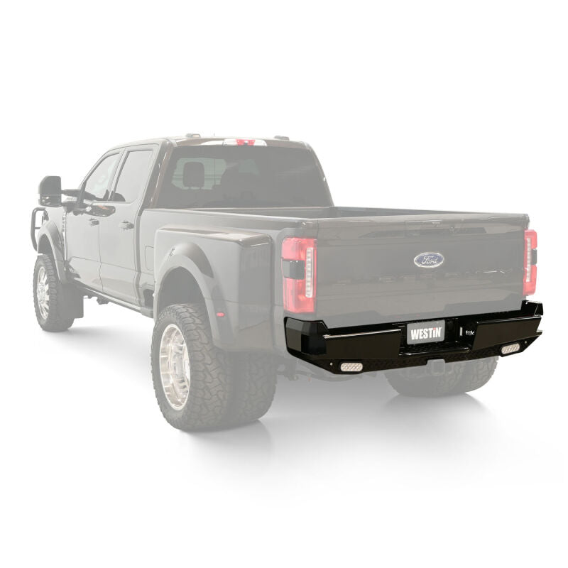 Westin 58-341205 HDX Bandit Rear Bumper for 2023-2026 Ford F-250 / F-350 / F-450 / F-550/600 Black