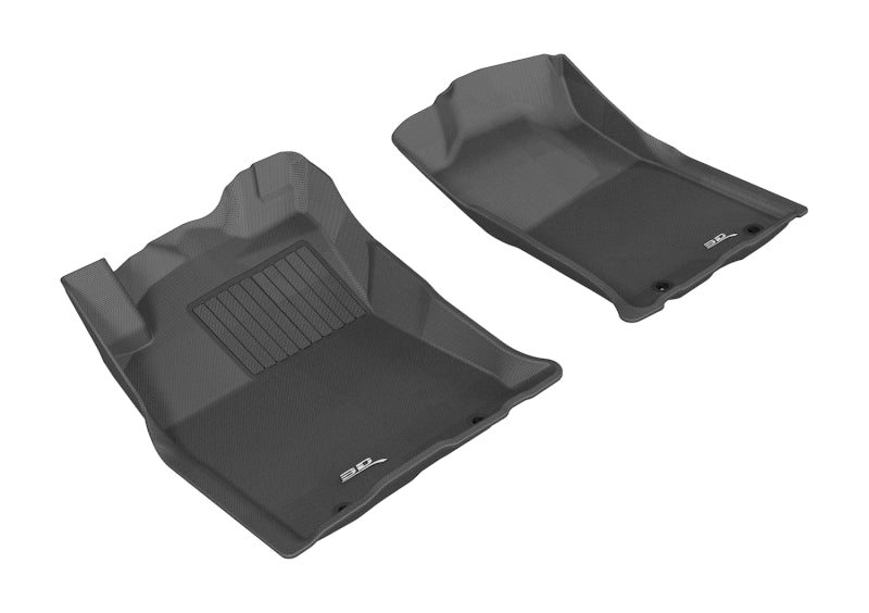 3D MAXpider Kagu Front Floor Mats for 2012-2015 Toyota Tacoma
