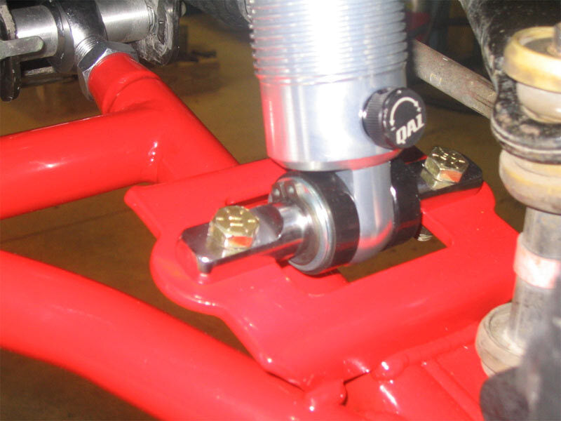 UMI Performance 2300-R Front Adjustable Lower A-Arms Drag CrMo Red