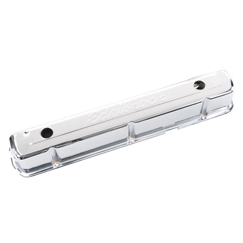 Edelbrock 4477 Valve Cover Signature Series Chevrolet 1962-2001 194-292 CI Inline 6 Chrome