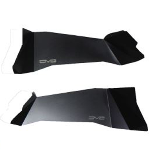 DV8 Offroad 07-18 Jeep Wrangler JK Rear Aluminum Inner Fender - Black - #INFEND-01RB