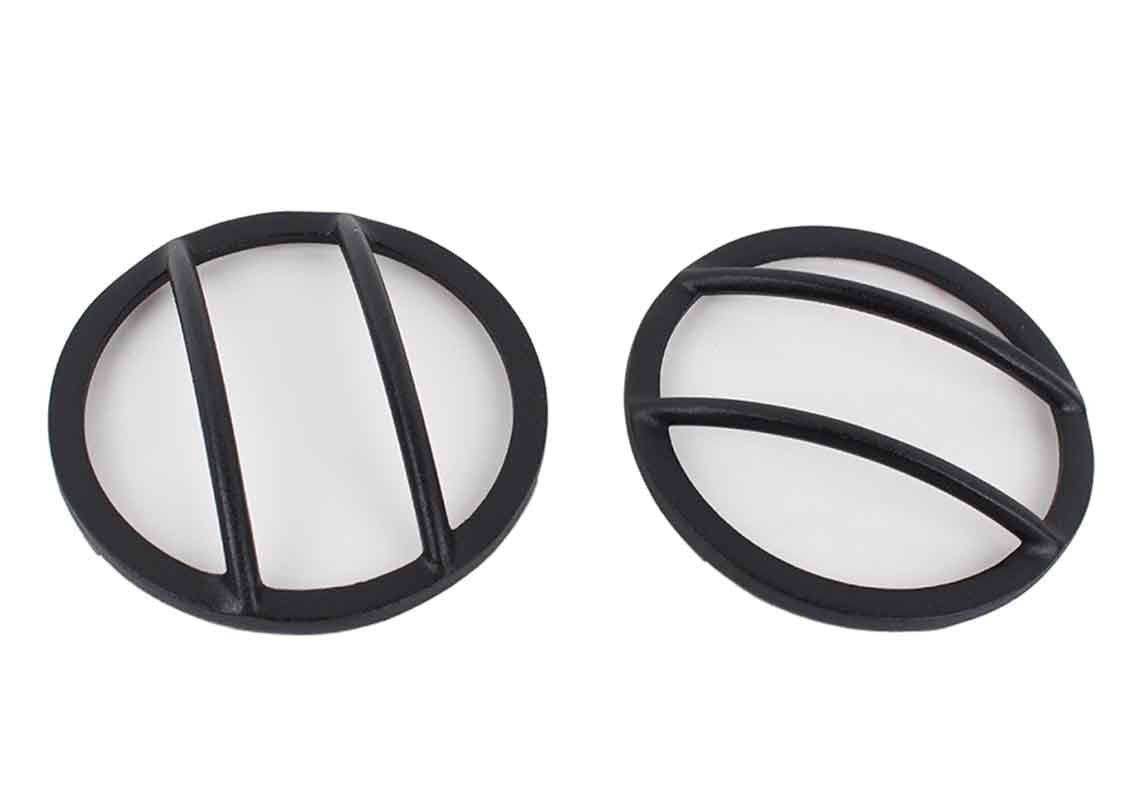 Kentrol 80009 Front Marker Covers Pair for 2007-2018 Jeep Wrangler JK - Textured Black