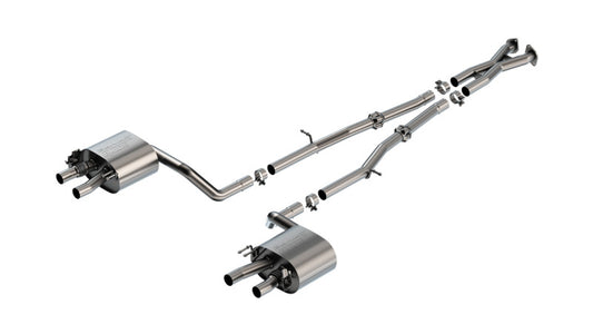 Borla 140936 22-23 Kia Stinger 3.3L V6 Turbo 2.25in Pipe Dia Dual Split Rear Exit S-Type Cat-Back Exhaust - #140936