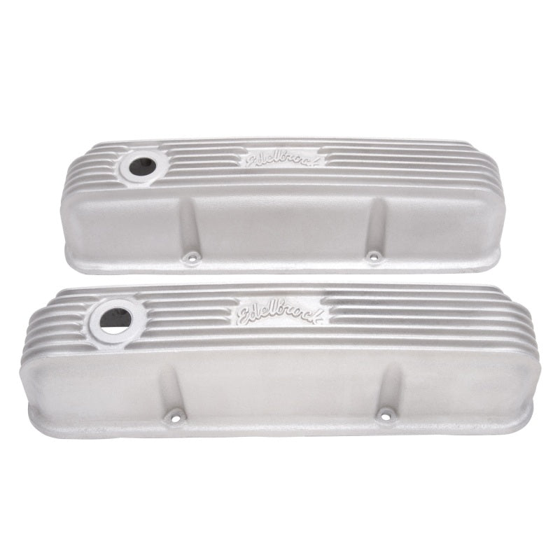 Edelbrock 41629 Valve Cover Classic Series Ford 1958-1976 FE V8 Satin