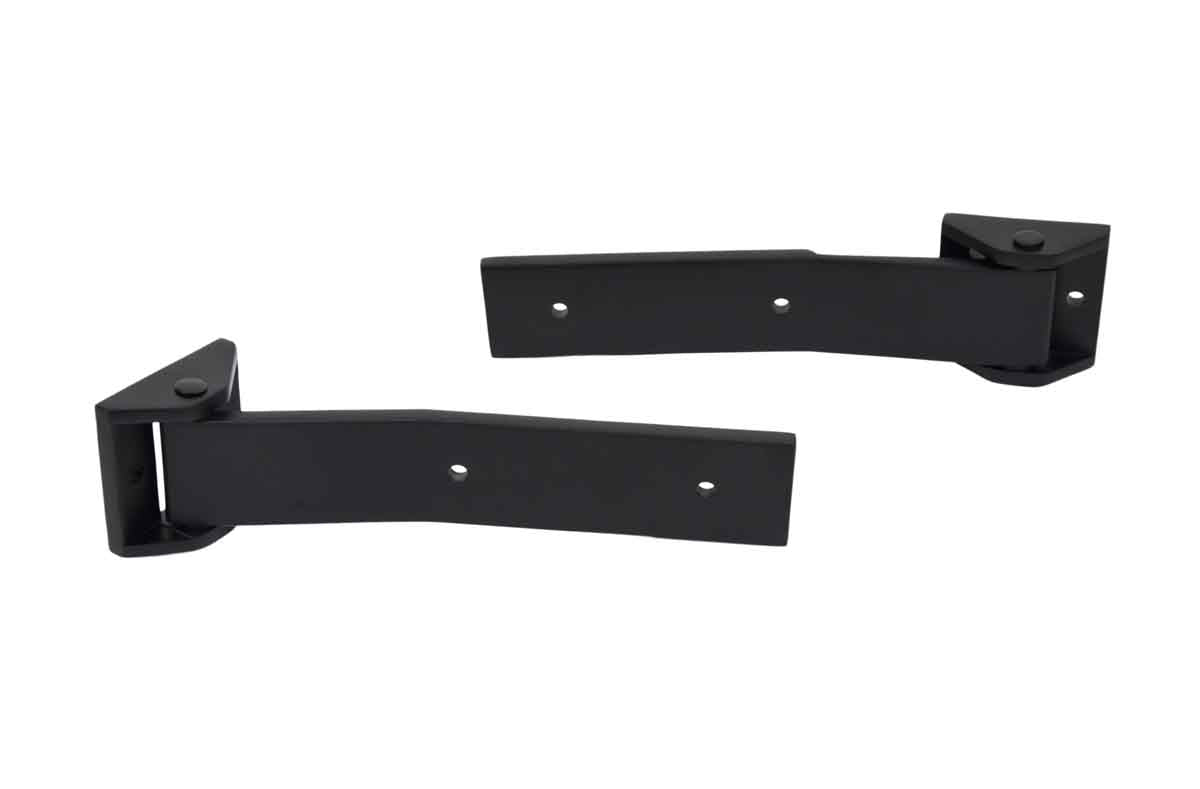 Kentrol 80578 Tailgate Hinge Pair for 2007-2018 Jeep Wrangler JK - Textured Black