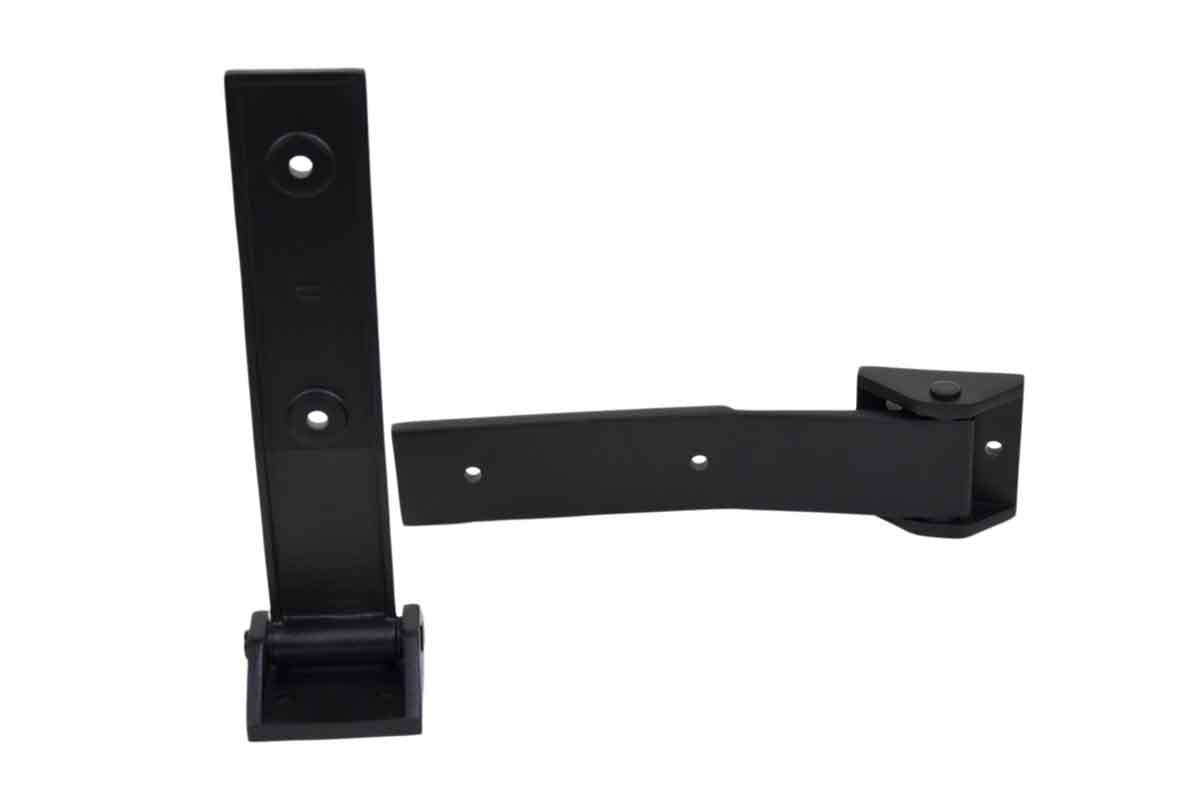 Kentrol 80578 Tailgate Hinge Pair for 2007-2018 Jeep Wrangler JK - Textured Black