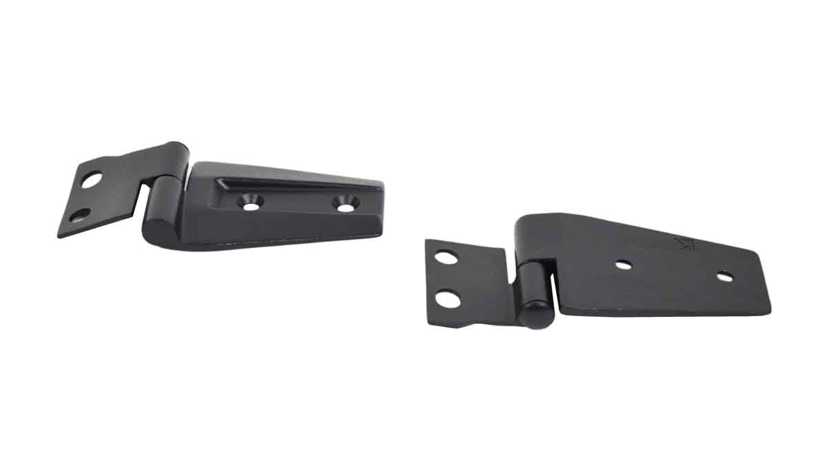 Kentrol 80588WHC Hood Kit without Hood Catch for 2007-2018 Jeep Wrangler JK - Textured Black