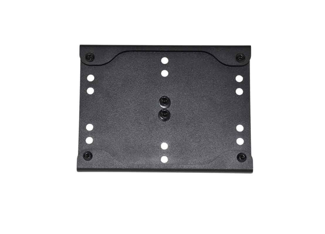 Kentrol 80706 Shackle Mounted License Plate Bracket - Textured Black