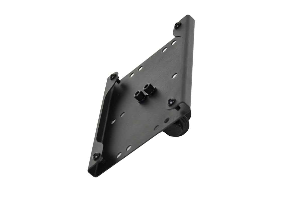 Kentrol 80706 Shackle Mounted License Plate Bracket - Textured Black