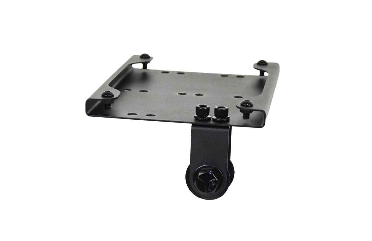 Kentrol 80706 Shackle Mounted License Plate Bracket - Textured Black