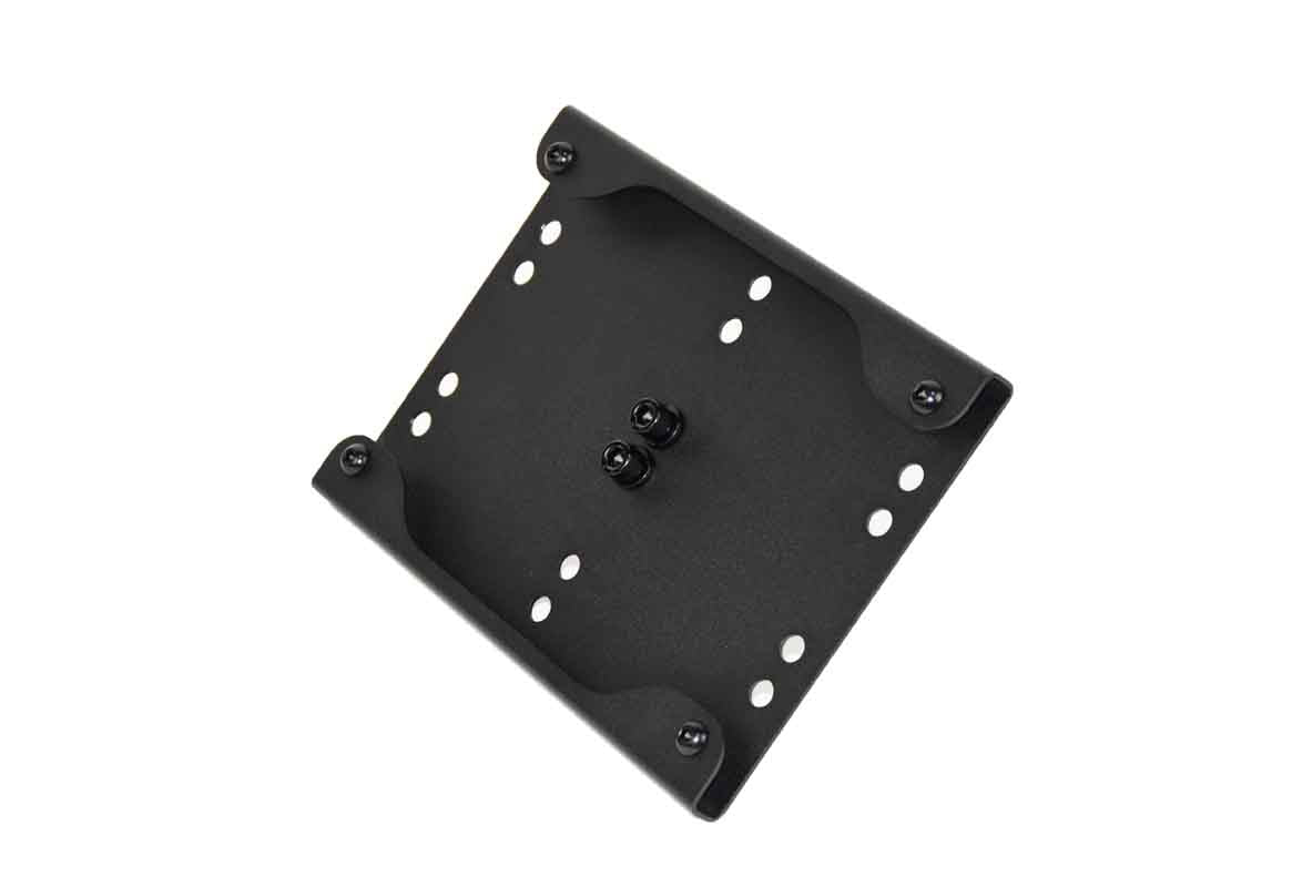 Kentrol 80706 Shackle Mounted License Plate Bracket - Textured Black