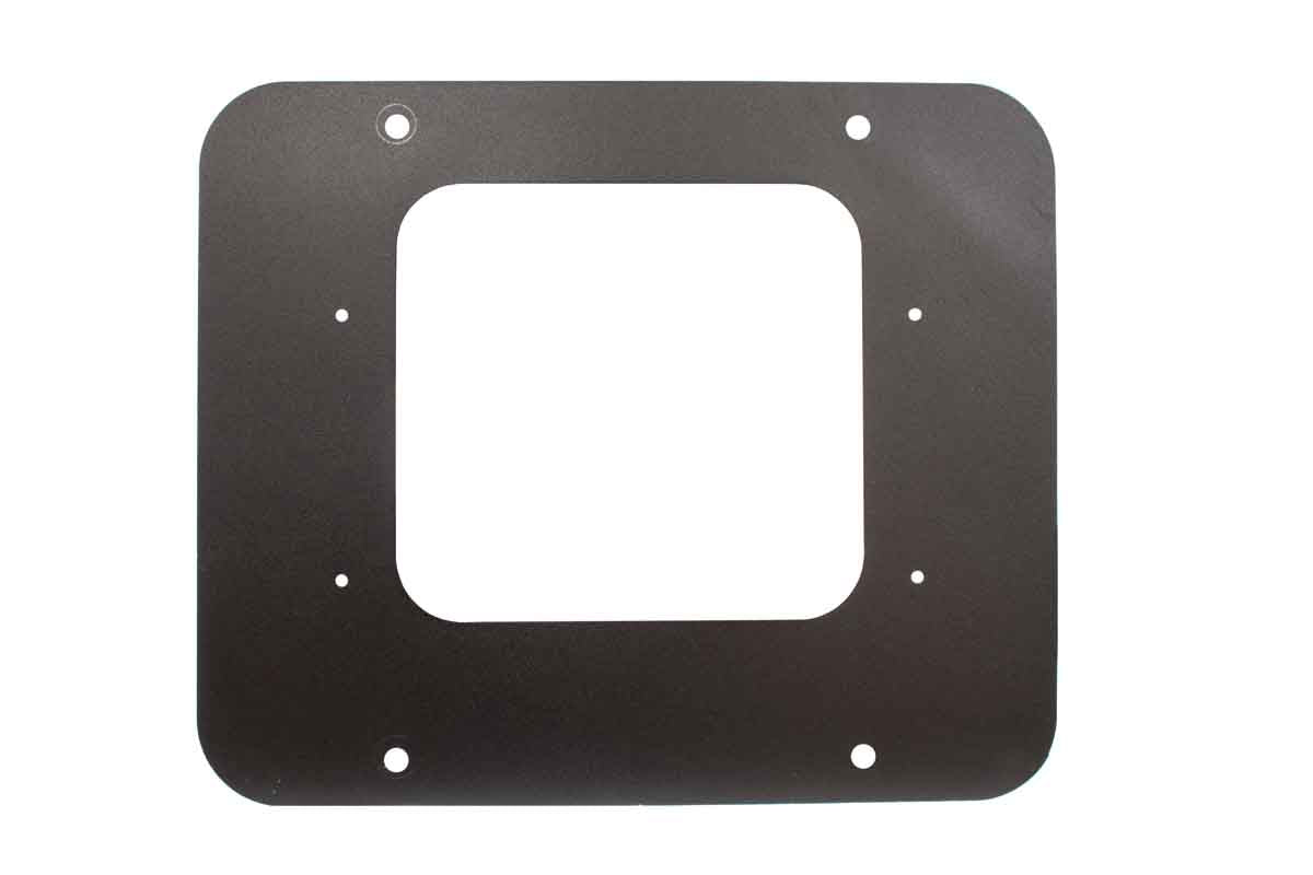 Kentrol 80710 Rear License Plate Mount with LED for 1997-2006 Jeep Wrangler TJ LJ - Textured Black