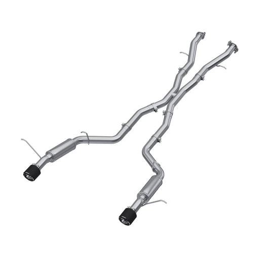 MBRP Durango SRT 6.4L Armor Pro T304 3in Cat Back Exhaust w/ CF Tips