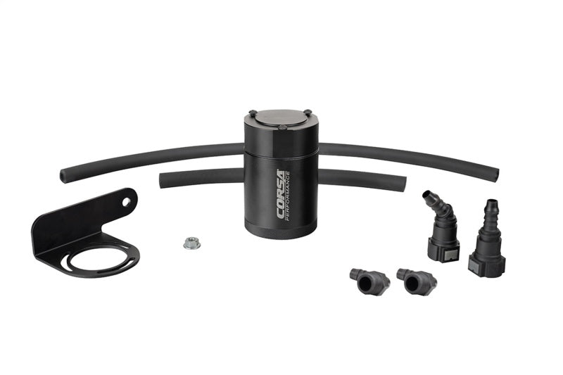 Corsa 2019-2025 Silverado/Sierra & 2021-2025 Tahoe/Suburban/Yukon/Denali Aluminum Oil Catch Can