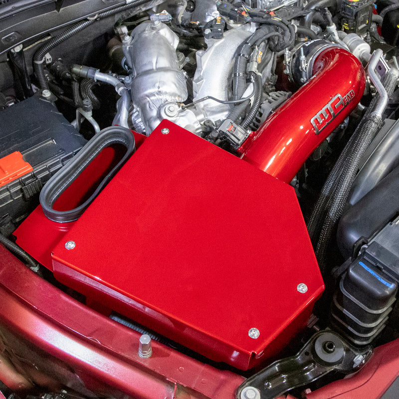 Wehrli Custom Fabrication WCF100684-RED 4in Intake Kit Stage 2 Red for 2020-2026 Chevrolet Silverado / GMC Sierra 2500 HD / 3500 HD 6.6L L5P Duramax