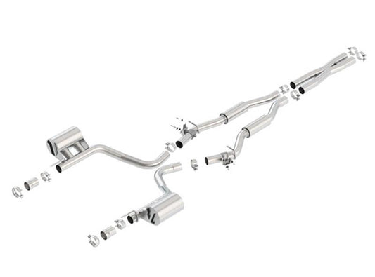 Borla 140640 2015 Dodge Challenger SRT/392 Hemi 6.4L V8 S-TYPE Catback Exhaust w/ Valves Factory Bezel - #140640
