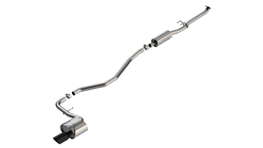 Borla 140941BC 22-24 Honda Civic Sport 2.25in S-Type Cat Back 4in Tip - Black Chrome - #140941BC