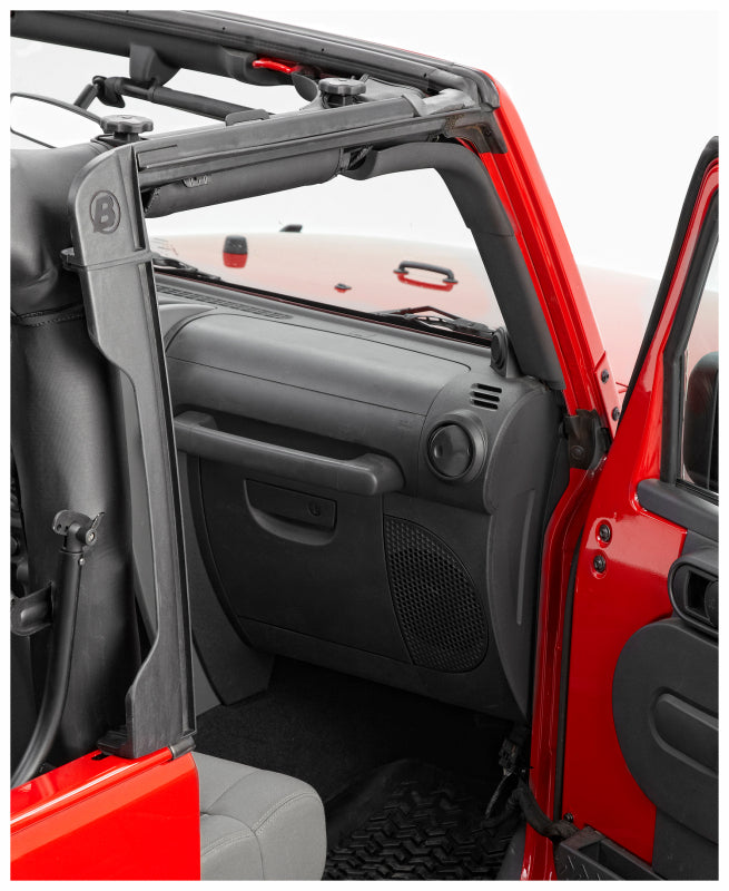 Bestop 10-18 Jeep Wrangler JK 4-Door Door Surrounds (Set Of 4)