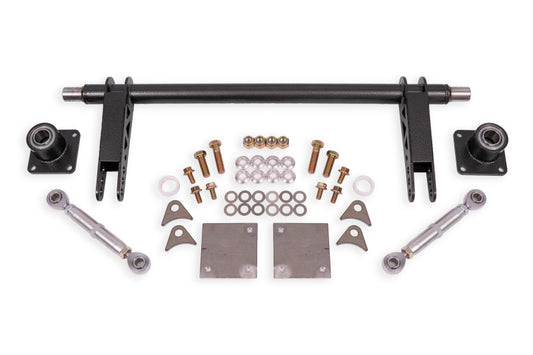 BMR 1979-2004 Ford Mustang 1.375in Rear Weld-on Anti-roll Bar Kit Hollow - Black Hammertone