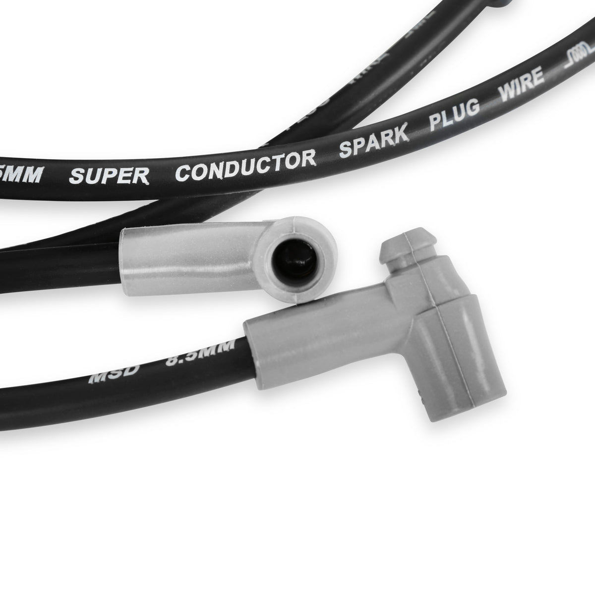 MSD 31543 8.5mm Super Conductor Wire set for SBC Sprintcar, Close Fit, in Black