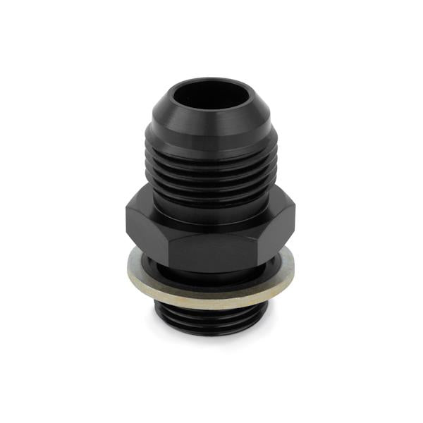 Mishimoto Sandwich Plate Fitting M20 x -10AN Black - #MMSPF-10ANBK