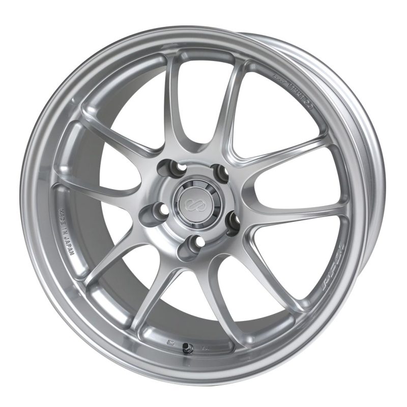 Enkei PF01 17x8 5x114.3 45mm Offset Silver Wheel 2006-2010 Civic Si