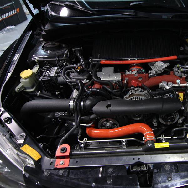 Mishimoto 08+ Subaru WRX/STi Performance Cold Air Intake Kit - Wrinkle Black - #MMAI-STI-08WBK