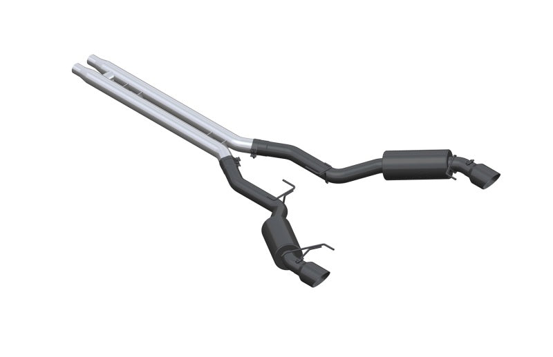 MBRP S7278BLK Cat-Back Exhaust System - 2015-2017 Ford Mustang GT 5.0L (Race) | Black Coated