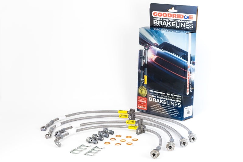 Goodridge 10-15 Chevrolet Camaro Stainless Steel Brake Line Kit 12219
