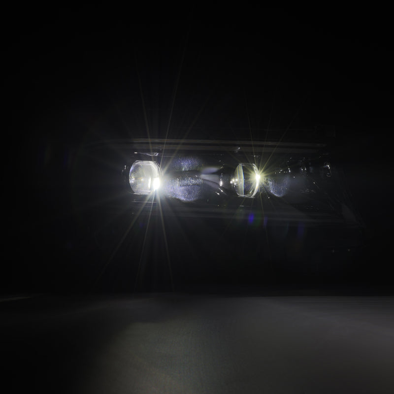 AlphaRex 880599 15-23 Dodge Charger LUXX-Series LED Projector Headlights Black w/Activtn Light & Sequential.Signal / Switchback DRL
