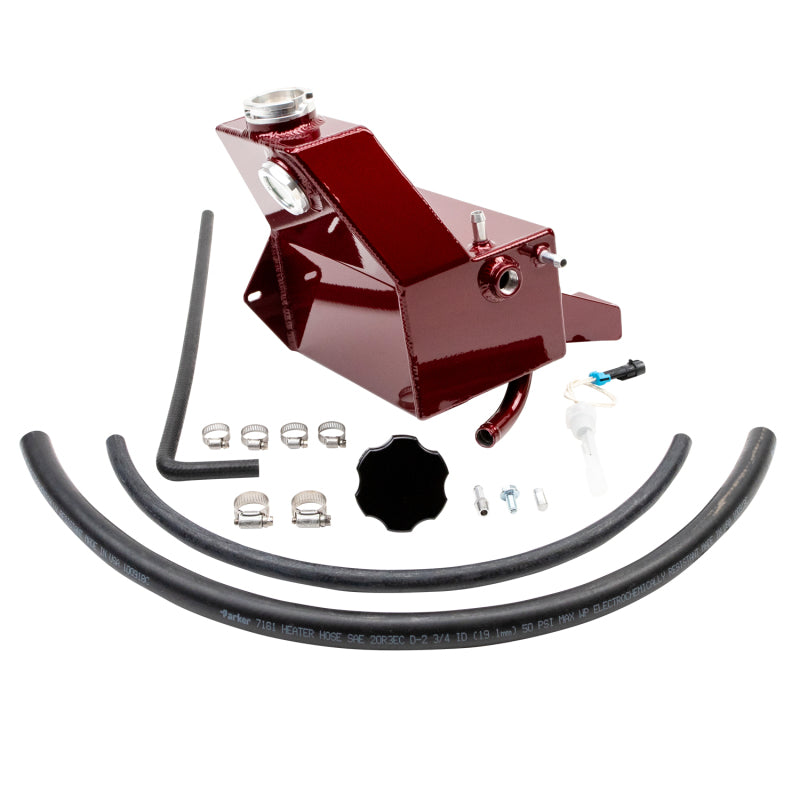 Wehrli Custom Fabrication WCF100628-RED Factory Location Coolant Tank Kit WCFab Red for 2013-2018 Ram 2500 / 3500 6.7L Cummins